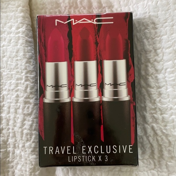 mac travel exclusive lipstick x 3
